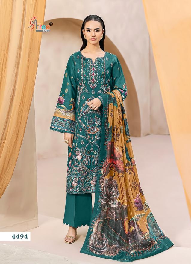Shree Chevron Premium Collection Vol 16 Catalog Chiffon Dupatta wholesale pakistani suits in uae