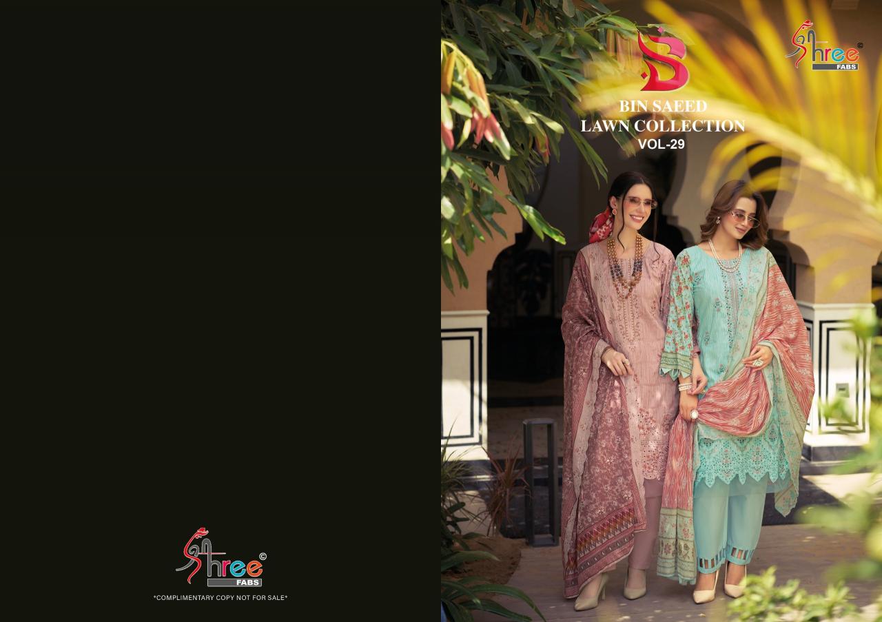 SHREE FABS BIN SAEED LAWN COLLECTION VOL-29 Wholesale salwar suits in Pune