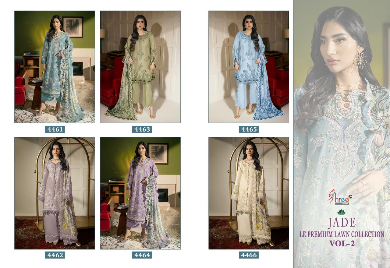 Shree Fabs Jade LE Premium Lawn Collection vol 2 cotton dupatta wholesale pakistani suits buy online