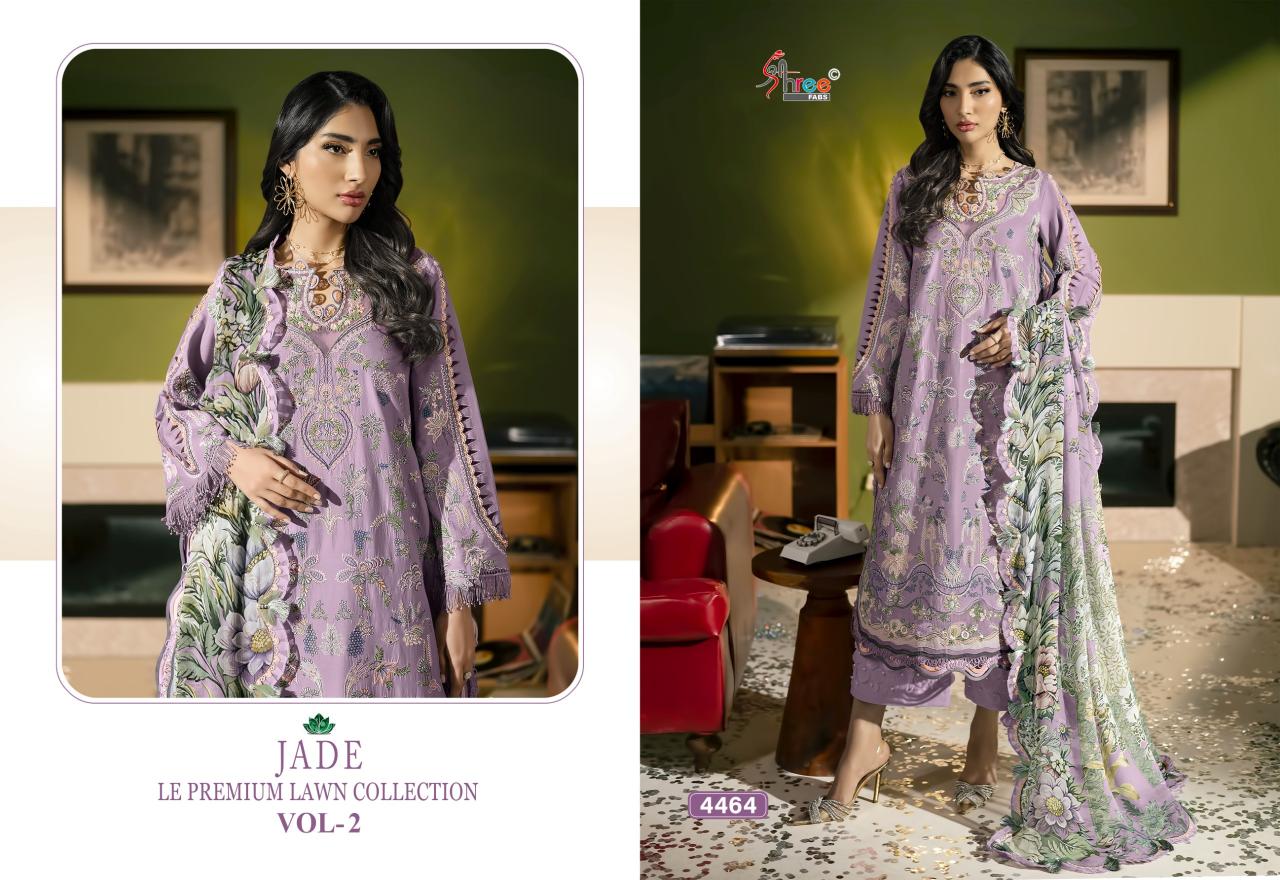 Shree Fabs Jade LE Premium Lawn Collection vol 2 cotton dupatta wholesale pakistani suits buy online