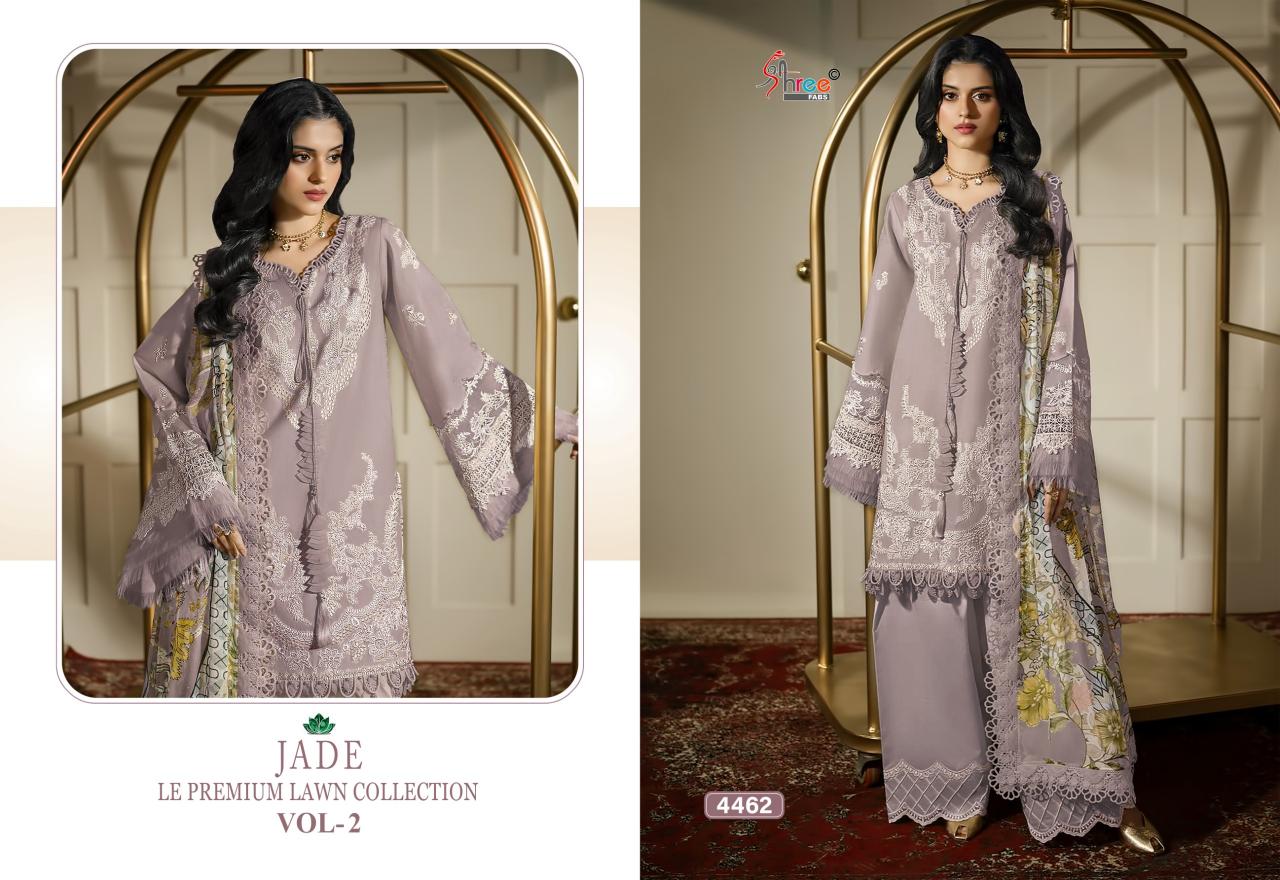 Shree Fabs Jade LE Premium Lawn Collection vol 2 cotton dupatta wholesale pakistani suits buy online