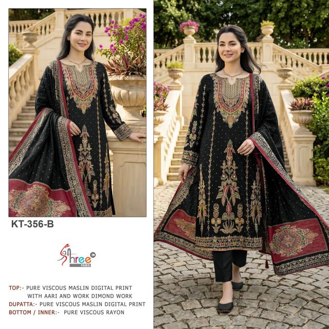 Shree Fabs KT 356 catalog pakistani suits wholesalers
