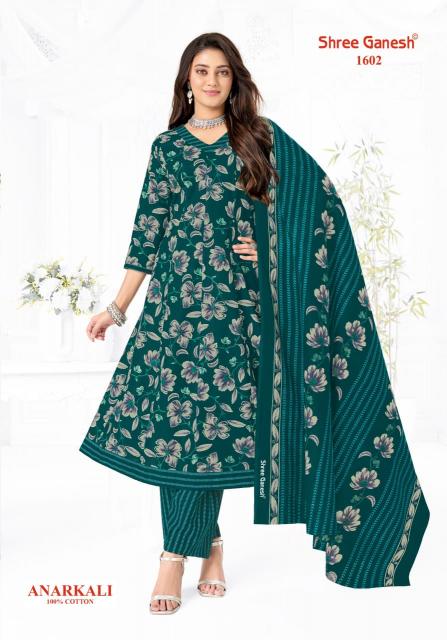 Shree Ganesh Zeenat Vol-6 – Anarkali Style Kurti Pant With Dupatta - Wholesale Catalog