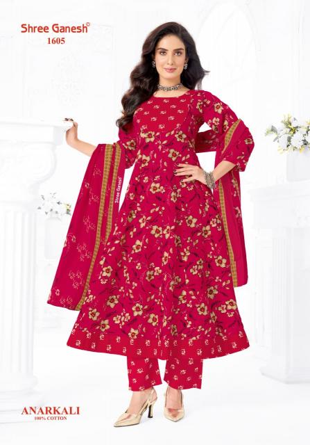 Shree Ganesh Zeenat Vol-6 – Anarkali Style Kurti Pant With Dupatta - Wholesale Catalog