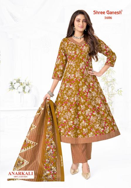 Shree Ganesh Zeenat Vol-6 – Anarkali Style Kurti Pant With Dupatta - Wholesale Catalog