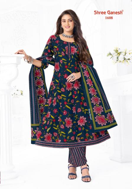 Shree Ganesh Zeenat Vol-6 – Anarkali Style Kurti Pant With Dupatta - Wholesale Catalog