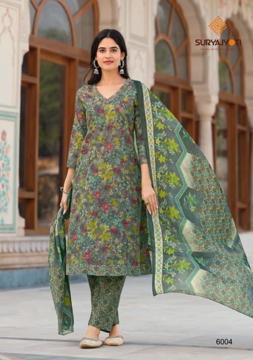 Suryajyoti Rashmika Vol-6 Wholesale kurtis in Surat