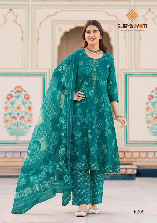 Suryajyoti Rashmika Vol-6 Wholesale kurtis in Surat