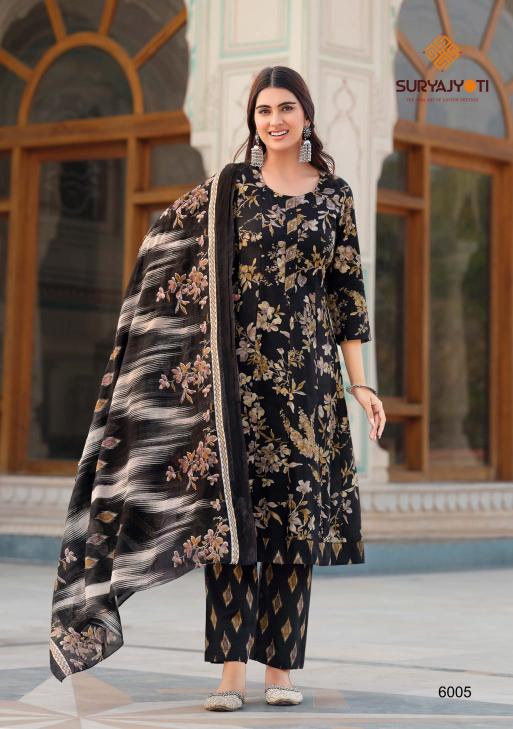 Suryajyoti Rashmika Vol-6 Wholesale kurtis in Surat