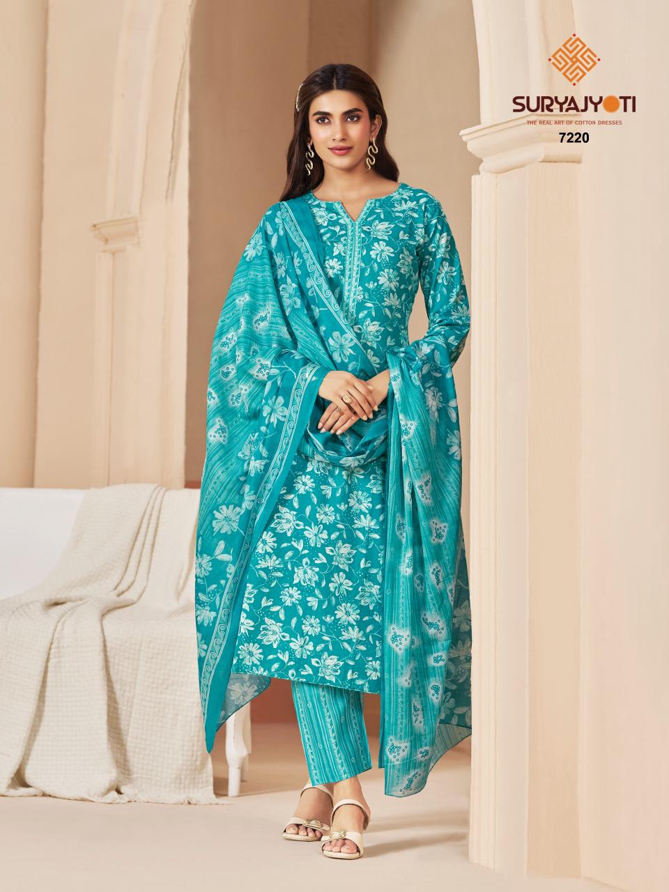 Suryajyoti Trendy Cotton Vol-72 – Dress Material - Wholesale Catalog