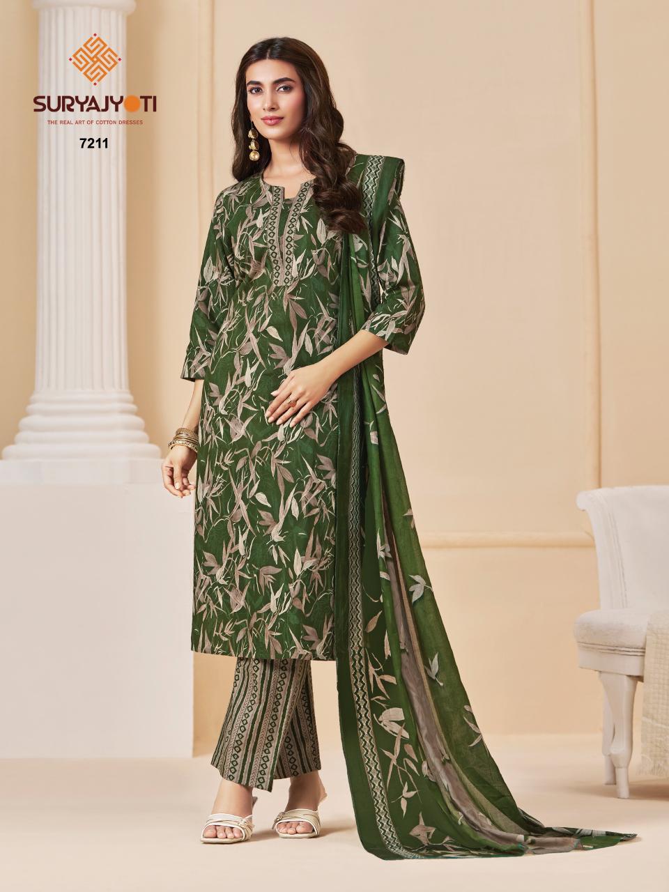 Suryajyoti Trendy Cotton Vol-72 – Dress Material - Wholesale Catalog