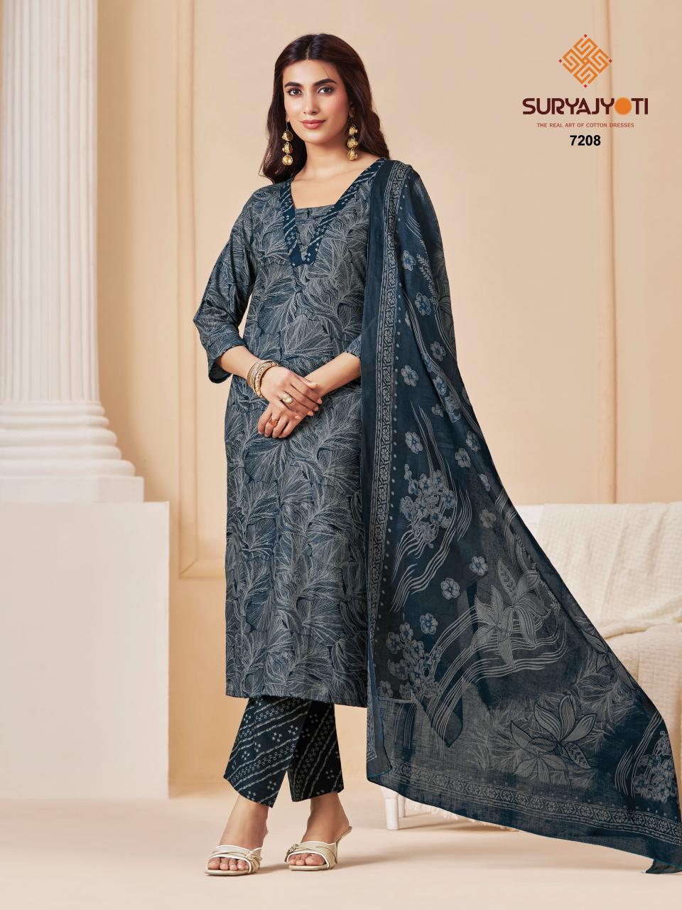 Suryajyoti Trendy Cotton Vol-72 – Dress Material - Wholesale Catalog
