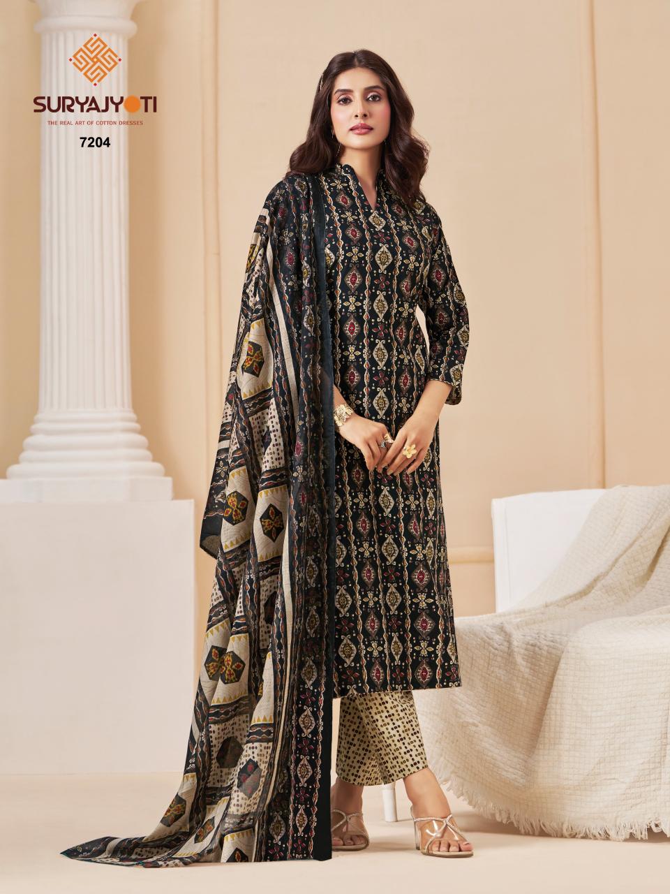Suryajyoti Trendy Cotton Vol-72 – Dress Material - Wholesale Catalog