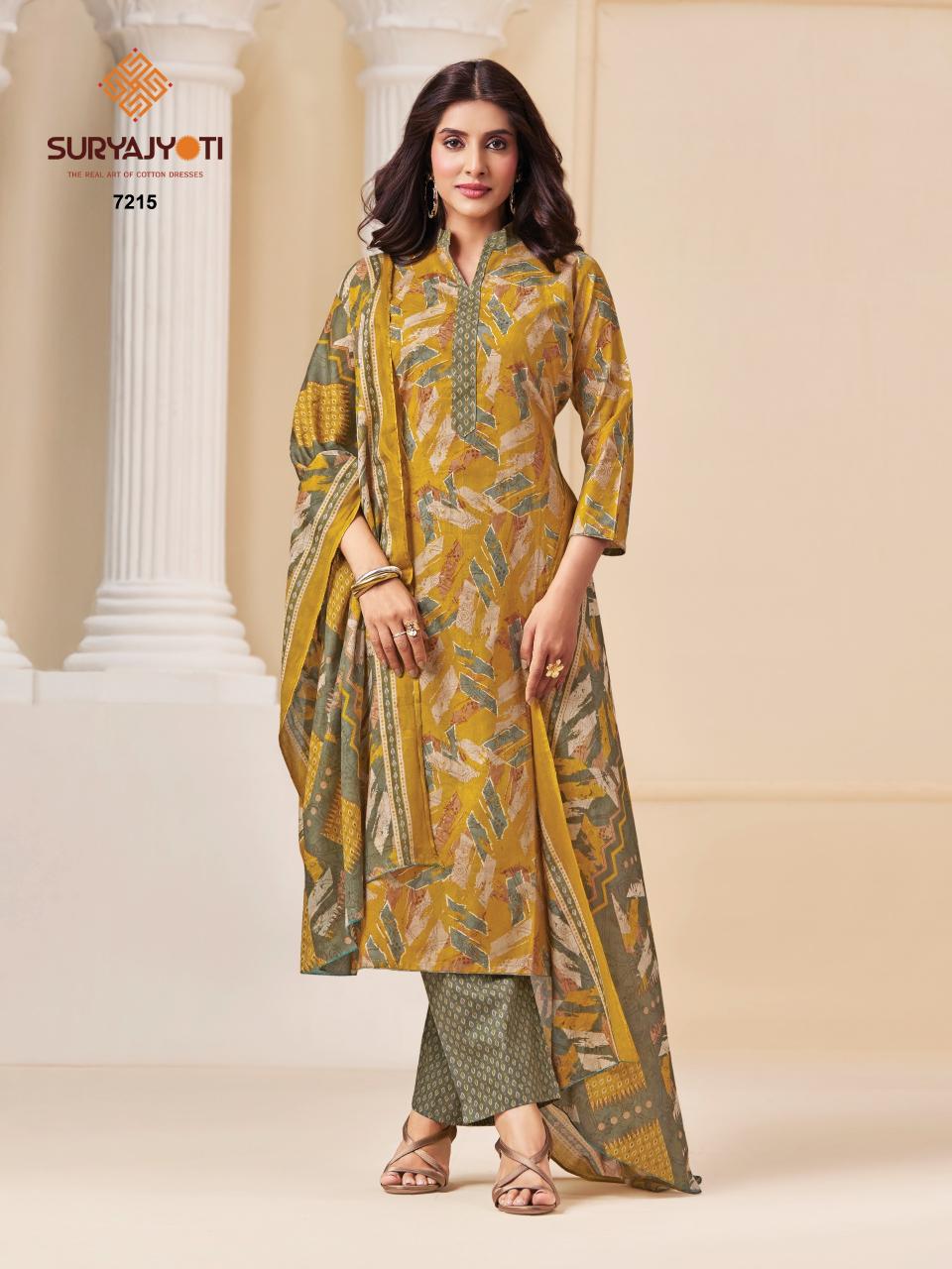 Suryajyoti Trendy Cotton Vol-72 – Dress Material - Wholesale Catalog