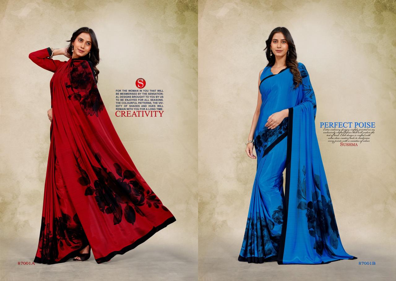 Sushma Luxury catalog surat wholesale sarees online shopping