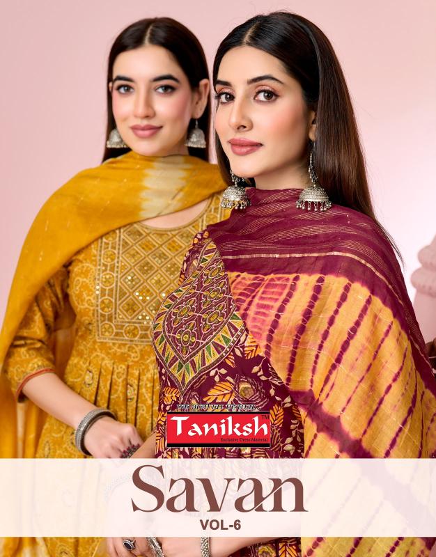 Taniksh Savan vol 6 catalog wholesale kurti market in nagpur