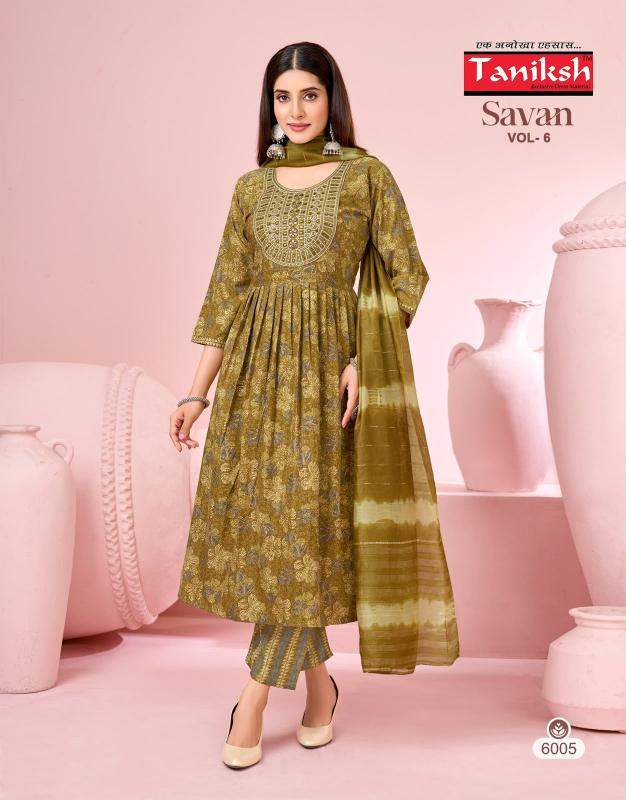 Taniksh Savan vol 6 catalog wholesale kurti market in nagpur