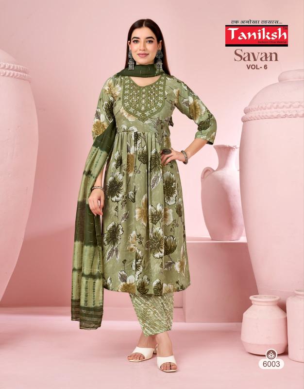 Taniksh Savan vol 6 catalog wholesale kurti market in nagpur