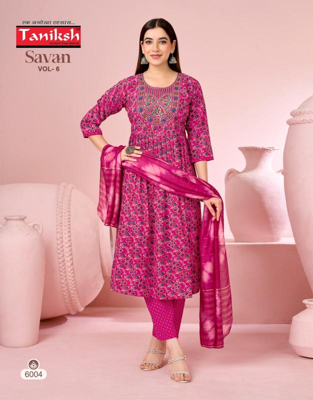 Taniksh Savan vol 6 catalog wholesale kurti market in nagpur