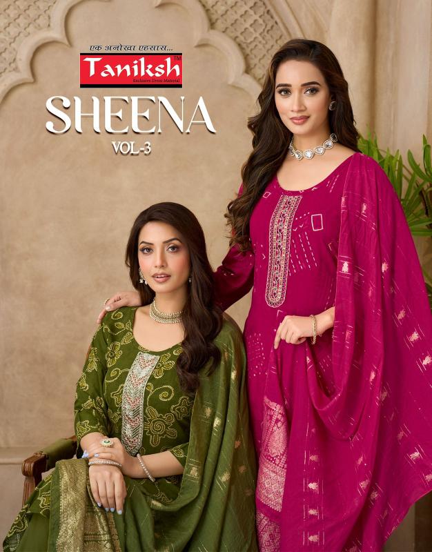 Taniksh Sheena Vol 3 catalog sdc kurtis wholesaler