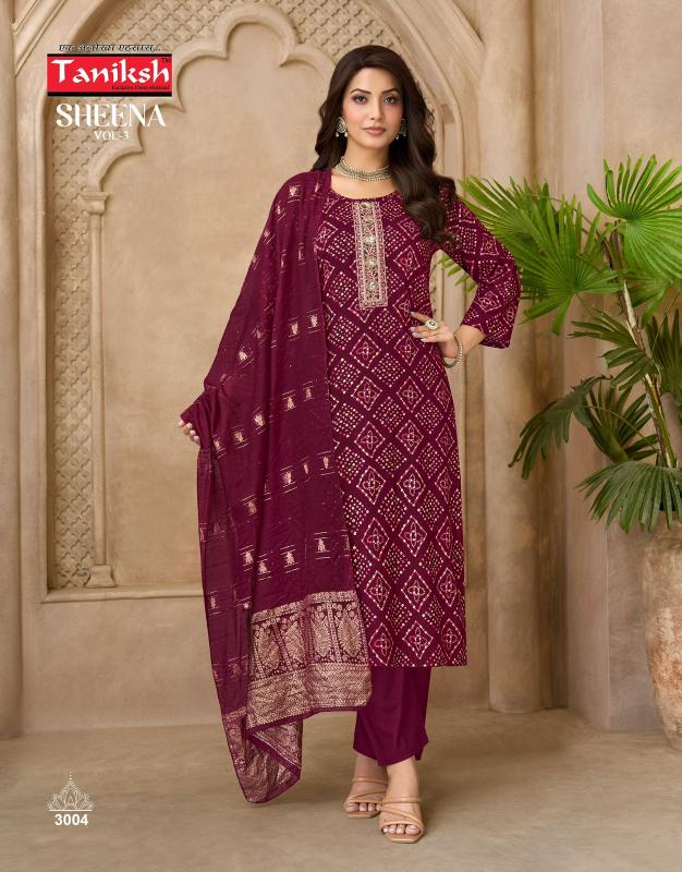 Taniksh Sheena Vol 3 catalog sdc kurtis wholesaler