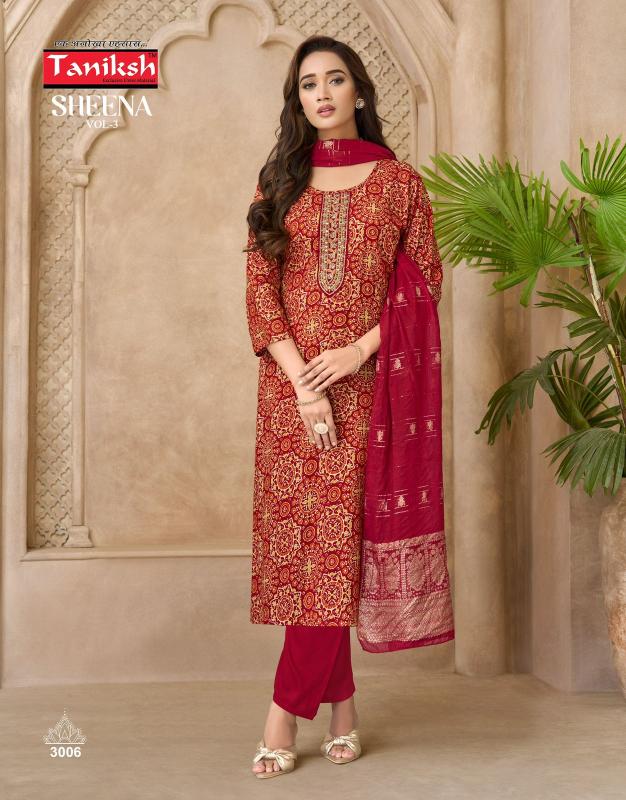 Taniksh Sheena Vol 3 catalog sdc kurtis wholesaler