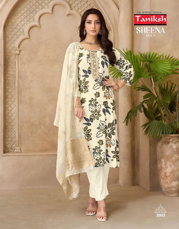 Taniksh Sheena Vol 3 catalog sdc kurtis wholesaler