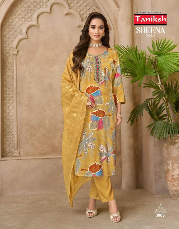 Taniksh Sheena Vol 3 catalog sdc kurtis wholesaler