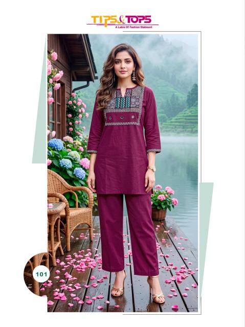 Tips & Tops Senorita catalog coord set wholesale in mumbai