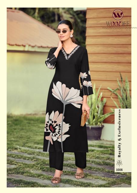 Woodee Harmeen catalog co ord set in surat manafacture