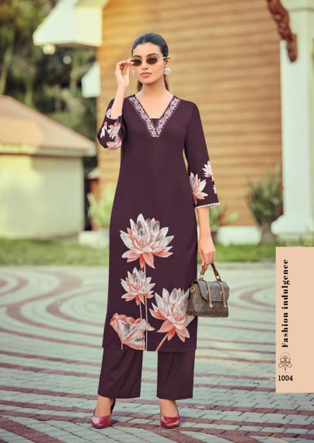 Woodee Harmeen catalog co ord set in surat manafacture