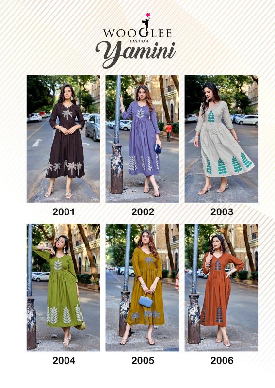 Wooglee Yamini catalog wholesale kurti market in thane