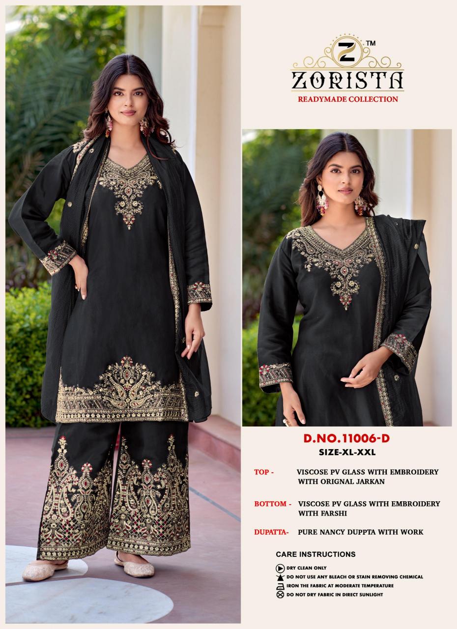ZORISTA Do-NO-11006-A-B-C-D wholesale salwar suits Mumbai