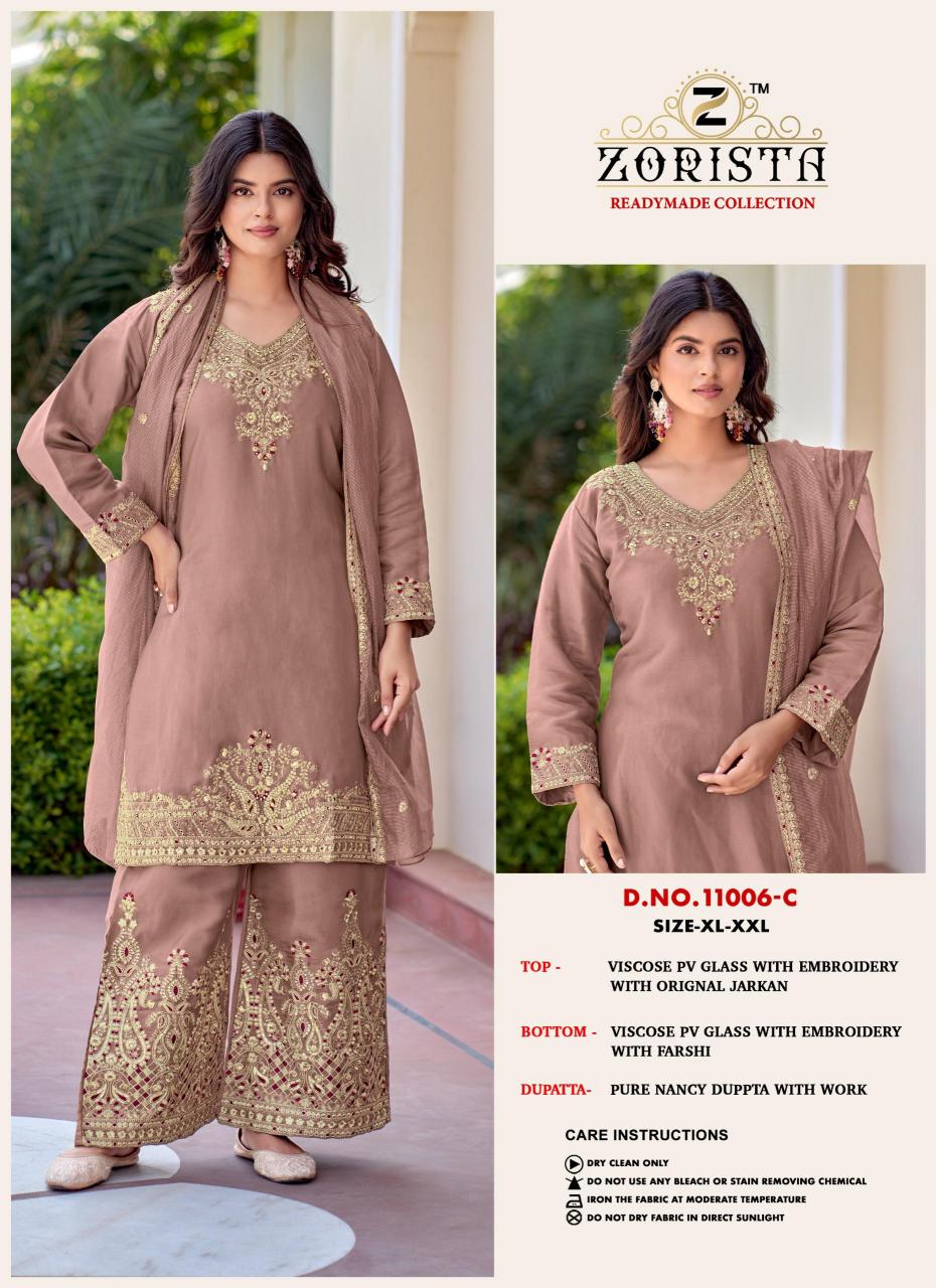ZORISTA Do-NO-11006-A-B-C-D wholesale salwar suits Mumbai