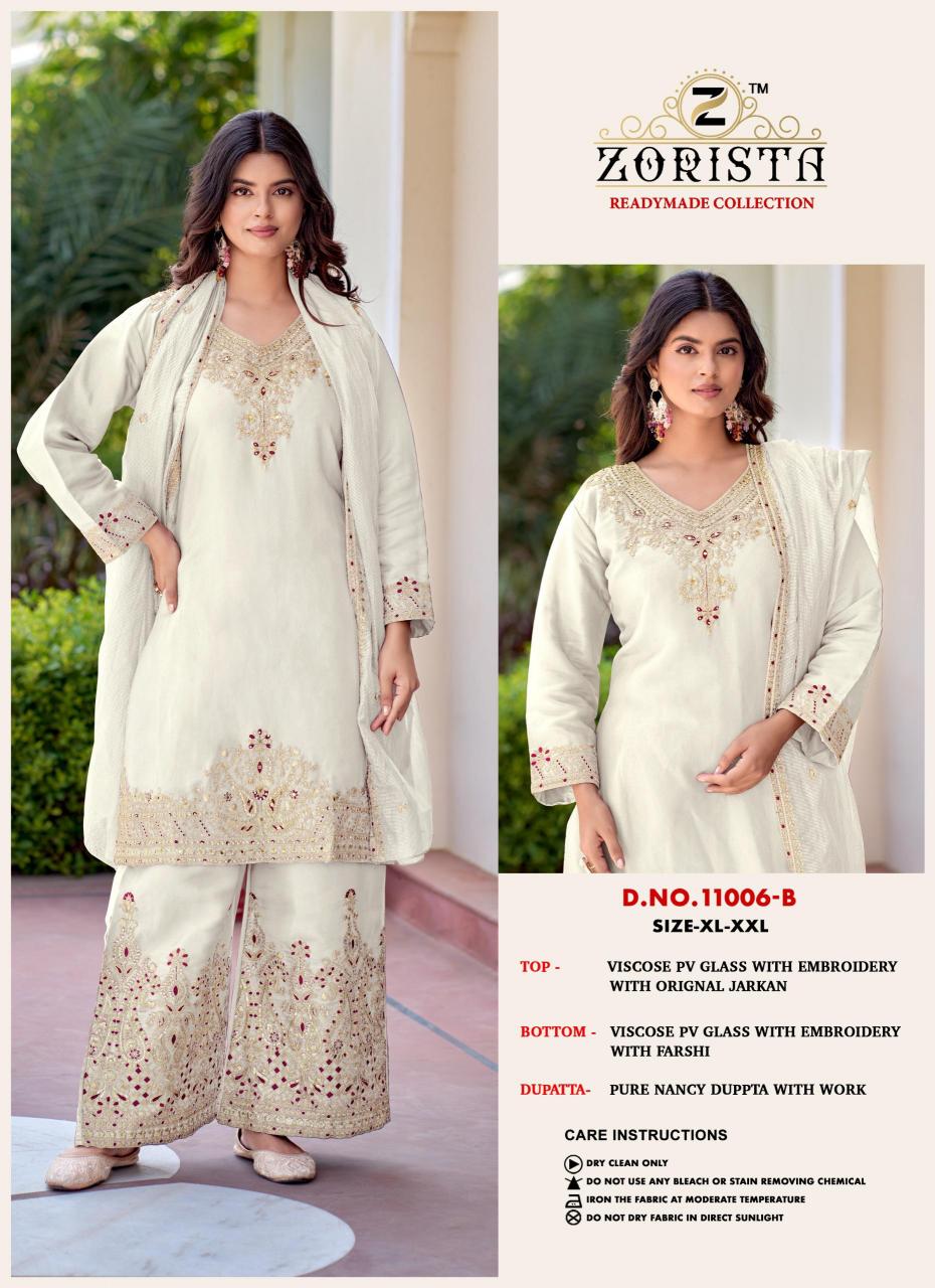 ZORISTA Do-NO-11006-A-B-C-D wholesale salwar suits Mumbai