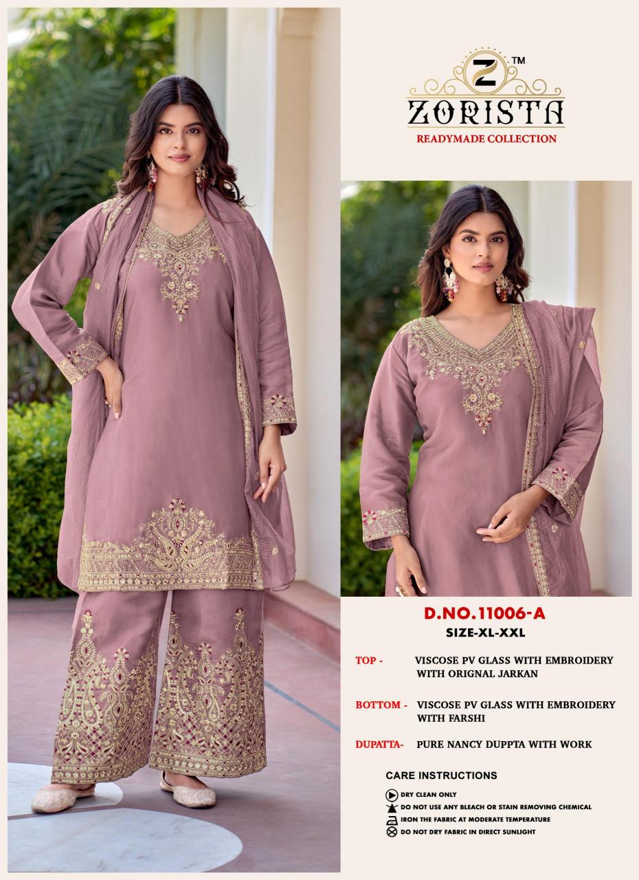 ZORISTA Do-NO-11006-A-B-C-D wholesale salwar suits Mumbai