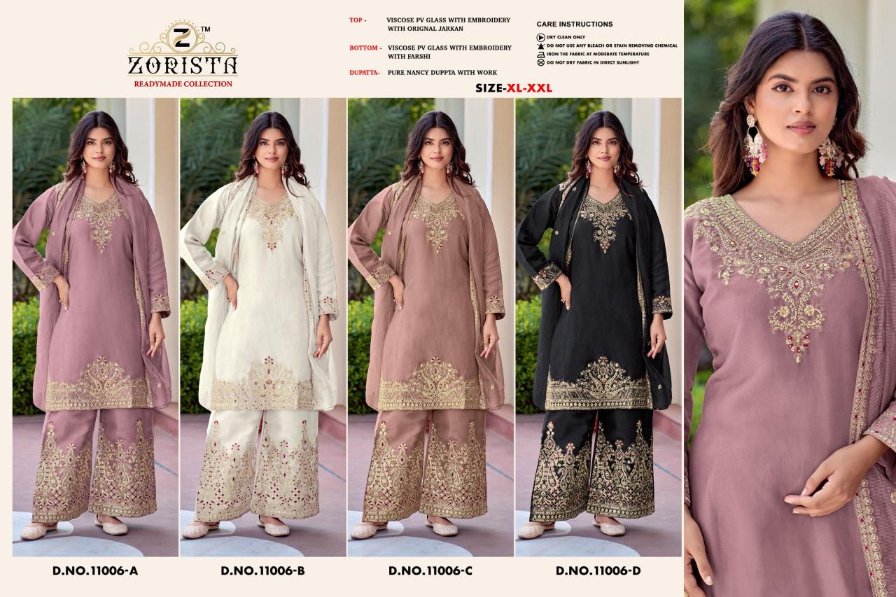ZORISTA Do-NO-11006-A-B-C-D wholesale salwar suits Mumbai