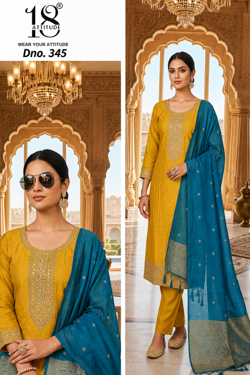 18 Attitude 345 catalog nv selfie kurti wholesale