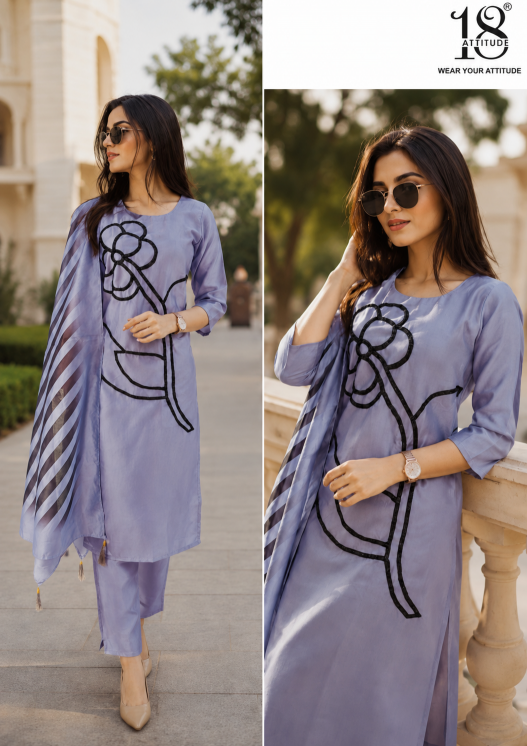 18 Attitude 506 catalog utsav kurtis wholesale
