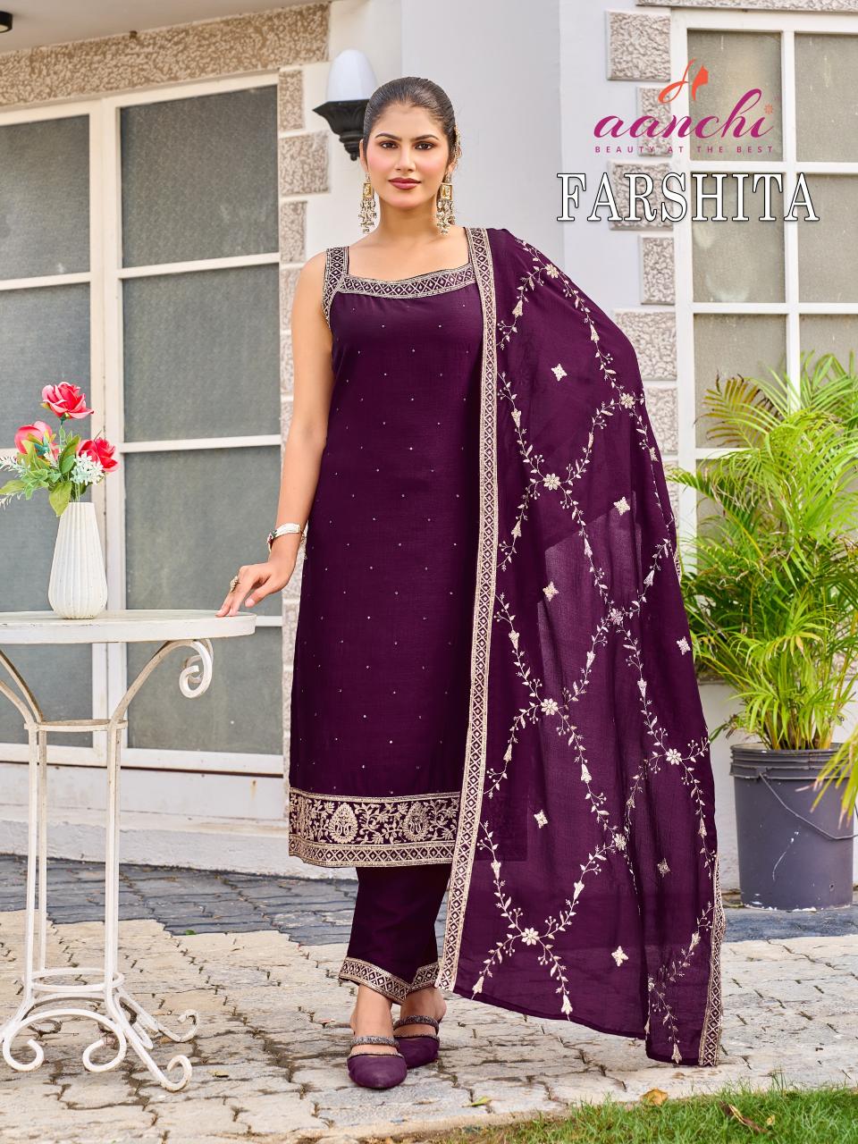 Aanchi Farshita catalog buy kurtis at wholesale price