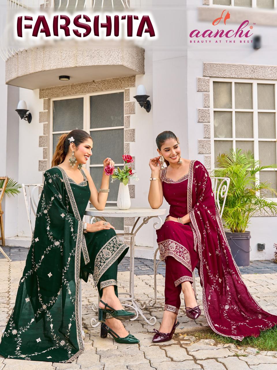 Aanchi Farshita catalog buy kurtis at wholesale price