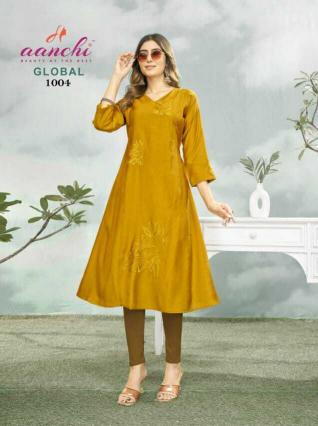 Aanchi Global catalog jini nimi kurtis wholesale