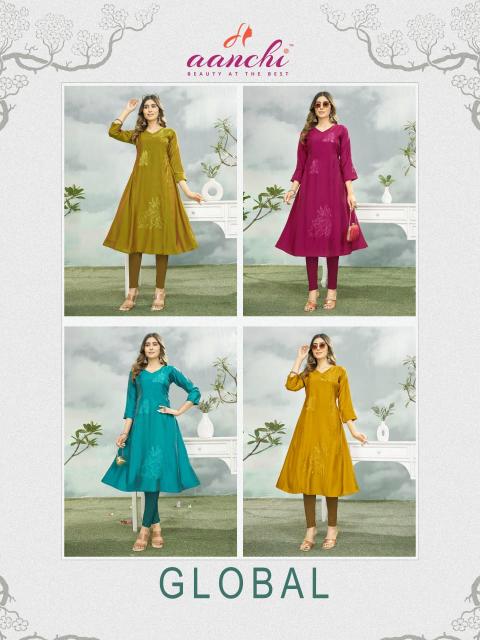 Aanchi Global catalog jini nimi kurtis wholesale