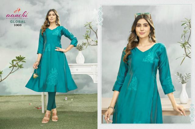 Aanchi Global catalog jini nimi kurtis wholesale