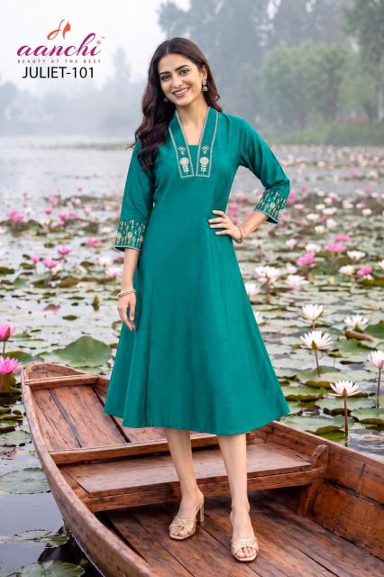 Aanchi Juliet catalog fancy kurti wholesale market