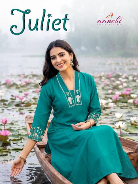 Aanchi Juliet catalog fancy kurti wholesale market