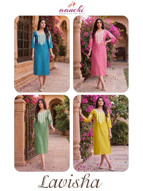 Aanchi Lavisha vol 2 catalog kanpur wholesale market kurti