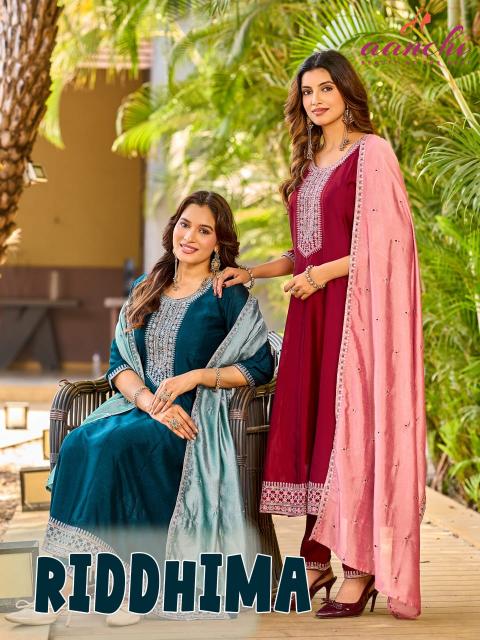 Aanchi Riddhima catalog wholesale kurtis in surat gujarat