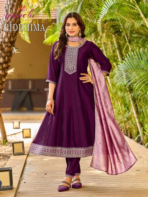 Aanchi Riddhima catalog wholesale kurtis in surat gujarat