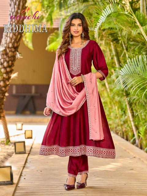 Aanchi Riddhima catalog wholesale kurtis in surat gujarat
